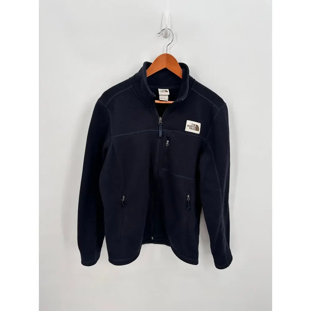 THE NORTH FACE Men's Gordon Lyons Full Zip Up Navy Fleece Jacket // M